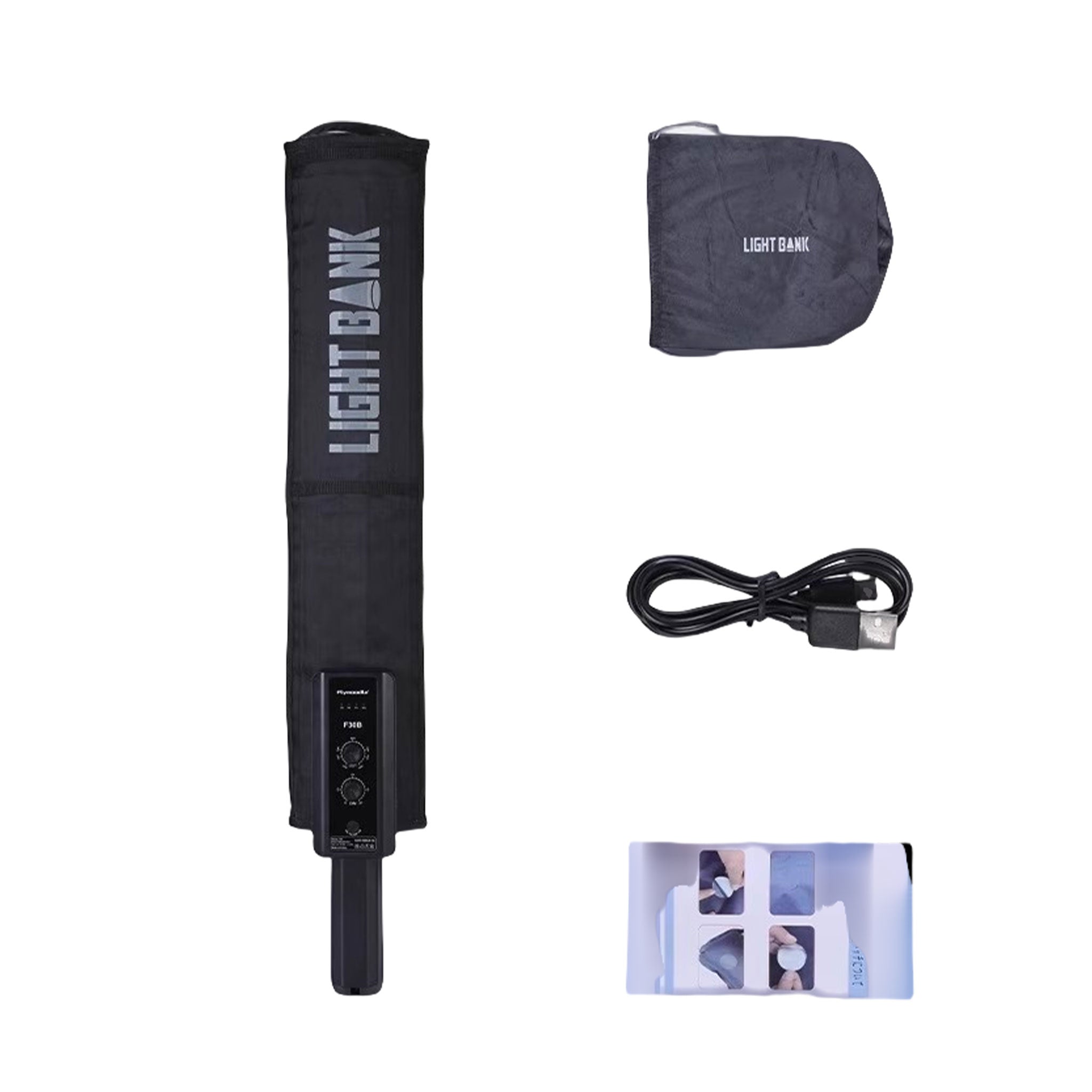 LightBank Mito Torch F50B 4’ Inflatable Air Tube Bi-Color LED Tube Light Stick